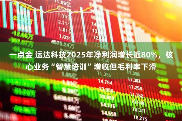 一点金 运达科技2025年净利润增长近80%，核心业务“智慧培训”增收但毛利率下滑